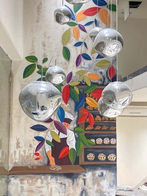 Ceiling Garden Art Installation